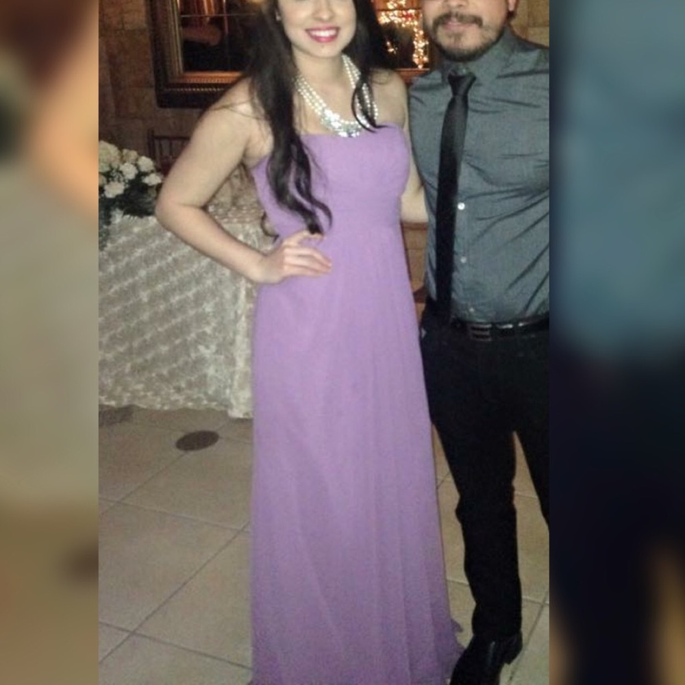 Purple Bridesmaid Dress